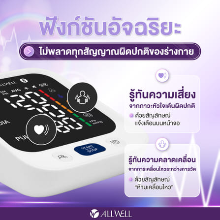 เครื่องวัดความดัน ALLWELL รุ่น SMARTBP CARE รุ่น SMARTBP CARE D+_3
